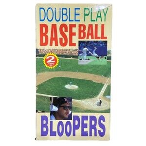 MLB Double Play Baseball Bloopers 2 Tape Set VHS 1993 60 Minutes